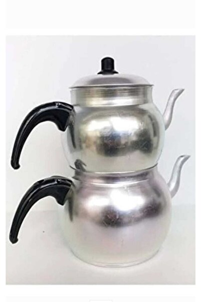 ÇEÇEN HOME Alüminyum Çaydanlık Tombul 5 Numara Aleminyum Çaydanlık( 7-9 Kişilik)