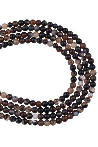 eHediyecim Αχάτης - Iran Sphere Cut Natural Stone - 6 Mm - 30 Τεμάχια