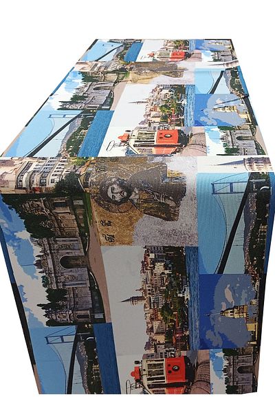 stay home Digital Printing Ethnic Patterned Runner 40x160