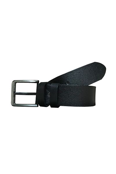 GoDeri Set de 2 100% piele naturală - 4,5 cm blugi negri și maro și centura sport