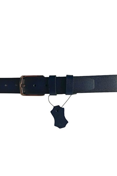 GoDeri Унісекс темно-синій ремінь з натуральної шкіри 4 см = dk-0037