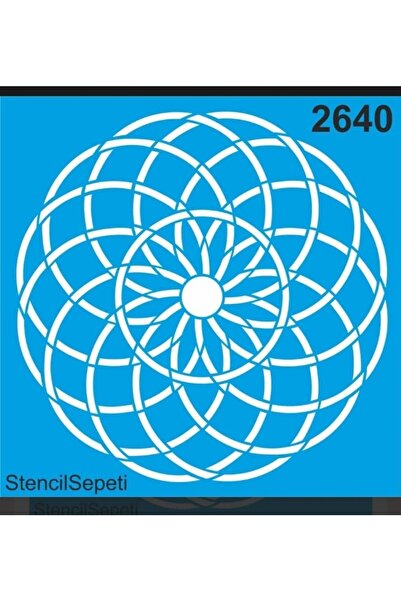 DERYA DESİNG ART قالب استنسل زهرة التوروس St2640 مقاس 30x30 سم