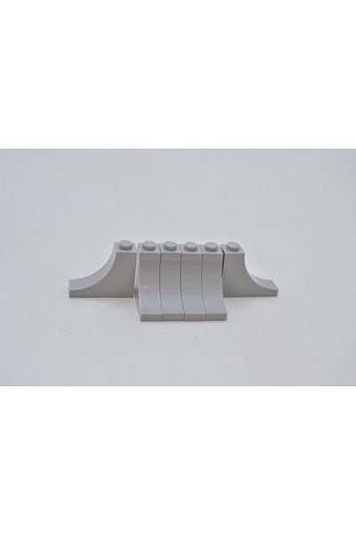 LEGO Original Moc Custom Creator Arch 1 X 3 X 2 Inverted Reverse Belt Light Gray 4 Pieces to Send