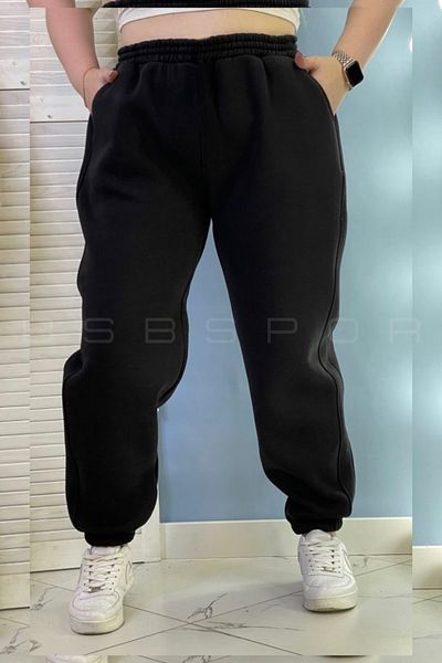 BSBSPOR Καλοκαιρινό Μαύρο Φαρδύ Φαρδύ Φούτερ Jogger Ανδρικά/Γυναικεία