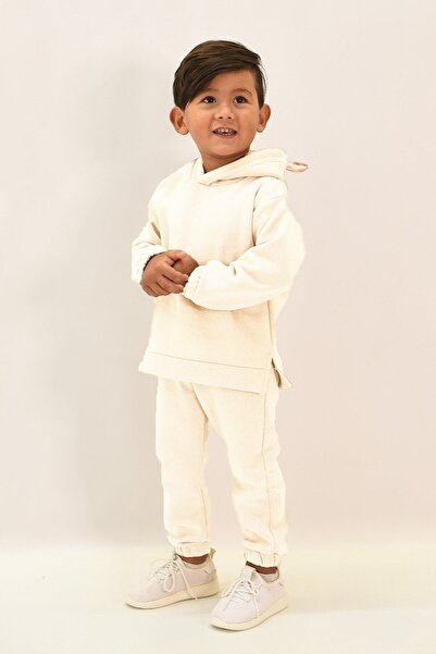 Machetta Dječji komplet sa kapuljačom i detaljnim ušima, crni gornji i donji ...