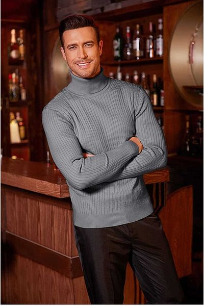 youknitwear you Metropol Turtleneck Men's Knitwear Sweater