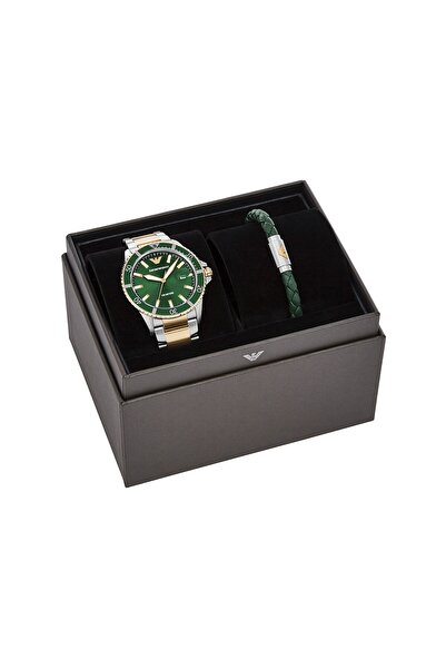 Emporio Armani Ar80063set Erkek Kol Saati Ve Bileklik
