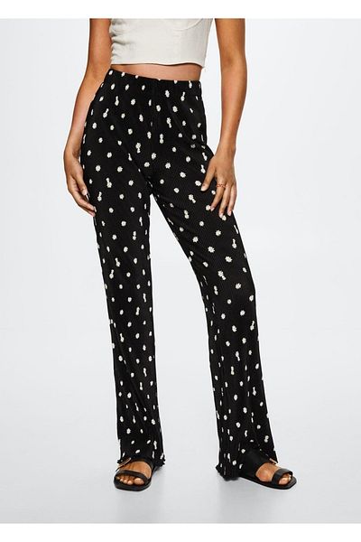 MANGO Woman Pleated Trousers