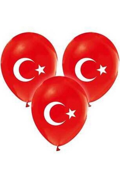 ELGALA Balloon Flag Themed Helium Balloon Printed Balloon 10 Pieces