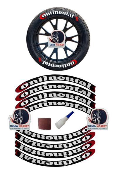 TUSBA MARKET كونتيننتال للدراجات النارية والمركبات ثلاثية الأبعاد ذات حافة إط...