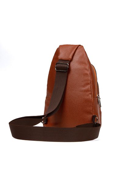 Newish Unisex Crossbody Shoulder Bag with Headphone Jack, Freebag, Vegan Leather (29x19cm)(gift Keychain)