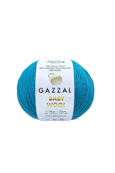 Gazzal Κόσμημα Μπλε 822 Blsm - MLVX Gazzal Baby Wool Πλεκτό Σχοινί