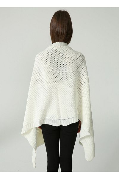 Sheilar Thick Basket Knitted Shawl
