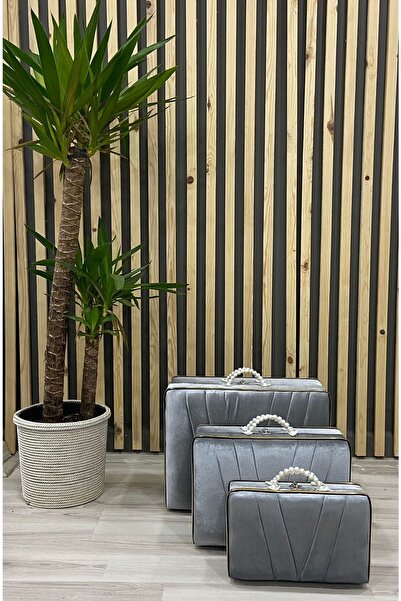 Duru Çeyiz Sandıkları Maldıv Söz Nişan Bohça Gelin Düğün Çeyiz 3lü Set