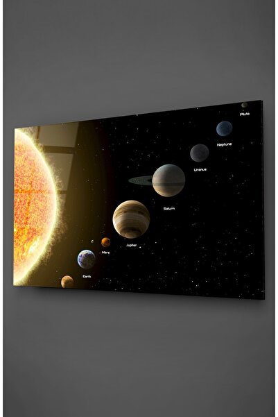 TAULART Pictură pe sticlă Planete