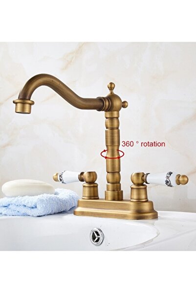 OEM Banyo Lavabo Bataryası Ankastre Antik Renk Yeni Model 5 Yıl Garantili