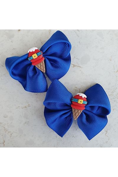 kalben accessories Dívčí spona na mašličku - 2 kusy designu vlasů a sponky