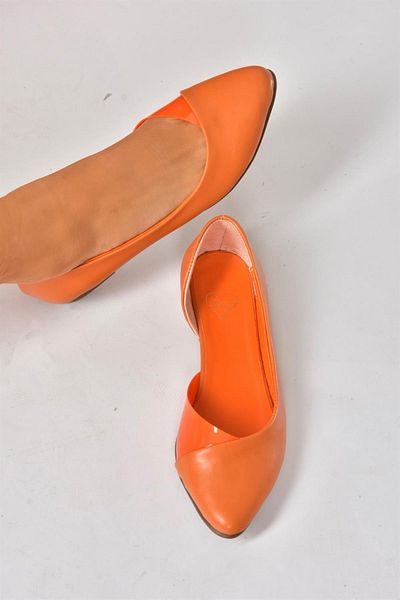 Fox Shoes Balerini de damă casual portocalii P726143009