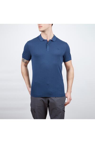 Alpinist Ανδρικό μπλουζάκι πόλο σε μπλε χρώμα - Roc (al600603-ınd)