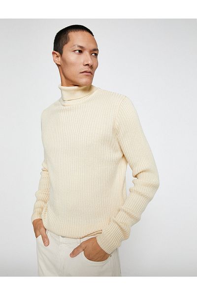 Koton Slim Fit Turtleneck Sweater