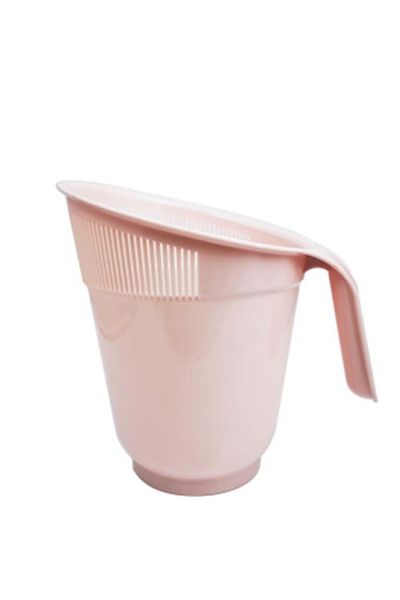 Tiesa Home Plastic Inclined Multi-Purpose Practical Rice Pasta Strainer Pink