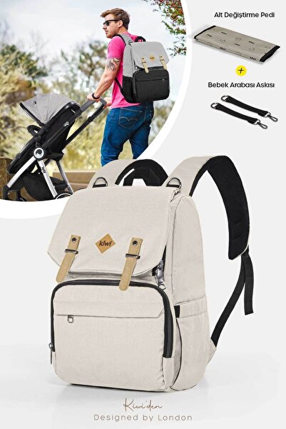 Kiwi Coolbag Anne Bebek Çantası - Bebek Bakım Çantası - Termal Gözlü Su Geçir...
