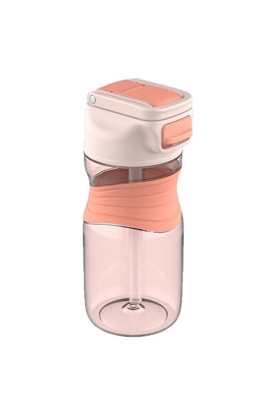 Vagonlife زجاجة مياه تريتان سعة 450 مل مع قش أصفر-أزرق-برتقالي Vgn030