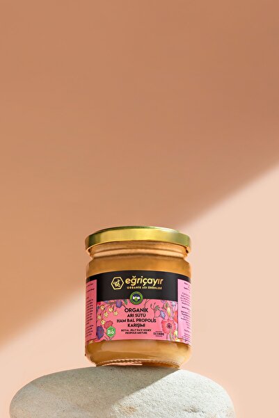 Eğriçayır Organik Arı Sütü Bal Propolis Karışımı 240g