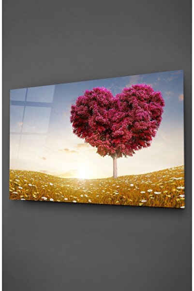 TAULART Tablou din sticlă Heart Tree