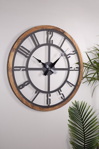 Muyika Design Muyika Bunnela Metal-ahşap Çerçeveli 80x80cm Dekoratif Duvar Sa...