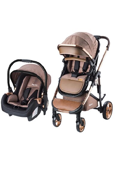 Baby Care Bc 440 Colorado Chrome Travel Sistem Bebek Arabası Kahve