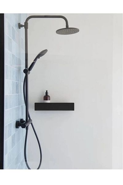 Dione Store Μεταλλικό Ράφι Μπάνιου - Σχάρα Σαμπουάν - Organizer Σαμπουάν