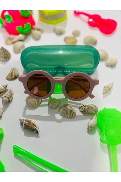 STAOOM UV Protection Children's Sunglasses and Glasses Box Rose Gold