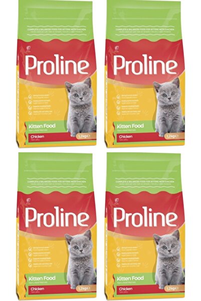 Pro Line Tavuklu Kitten Yavru Kedi Maması 4x1.2 kg.