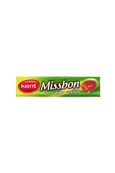 KENT Findit Missbon Elma Ve Çilek Aromalı Şeker 43gr X 24 Adet