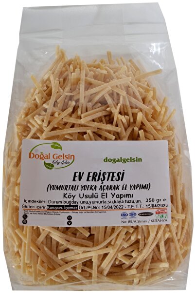 Doğal Olarak Simav'dan Doğal Gelsin Kolay Gelsin Sade Ev Eriştesi - 350 Gr