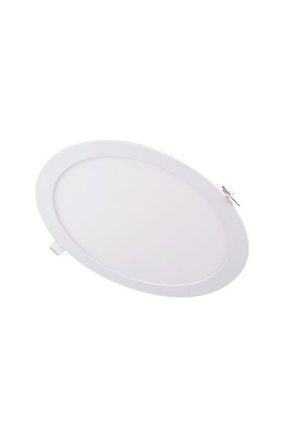 ACK 20 W Led Panel - Sarı Işık (4000k) - Beyaz Kasa - Yuvarlak - Sıva Altı - Ap01-02010