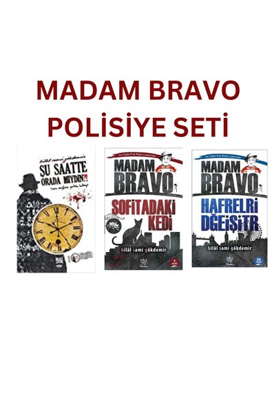 Pera Kitap Madam Bravo Polisiye Seti-bilal Sami Gökdemir