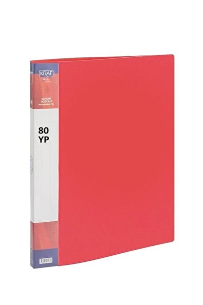 Noki 5 قطع كرافت 80 ورقة ملف عرض أحمر