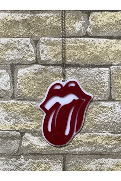 İSTANBULOTO Dudak Dil Figür Kırmızı Oto Ayna Araba Süsü Pileksi Dıkız Aynası ...