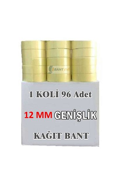 Bant Kraf Masking Tape 1 Box 12mmx40meter Paper 96 Pieces