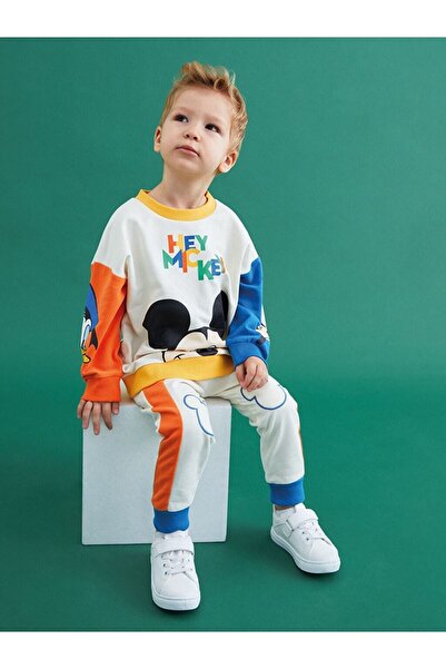 Machetta Kids Unisex Mickey Mouse Mevsimlik Eşofman Takımı Baharlık