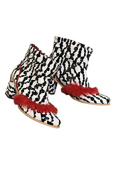 BESTE CERCİS Alice ( Hakiki Deri & Kösele Taban, El Yapımı Bot)