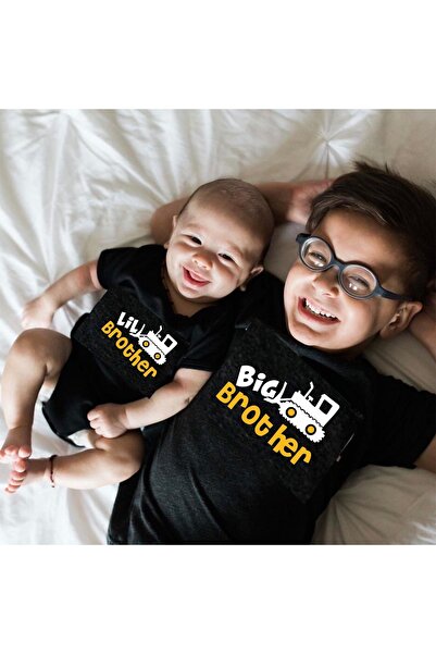 venüsdijital بدلة قطعة واحدة من تي شيرت Big Brother Little Brother (السعر الموضح هو لبدلة واحدة)