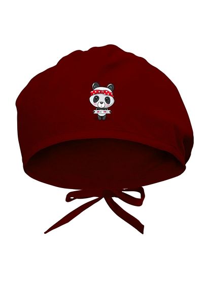 Tasarım Trend I Love You Panda Design Surgical Bonnet