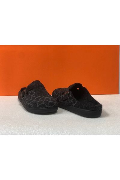 GEZER Kafkaslar Orthopedic Lightweight Men's Winter Closed-Front House Slippers