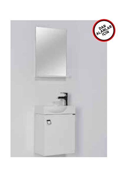 Akçelikler Akçelik Yapı 45 Cm Dar Alan Hilton Banyo Dolabı