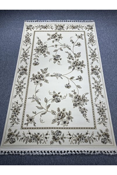 Sentez 7005 Av 150x230 Krem Kahve 4 M2 Ince Halı