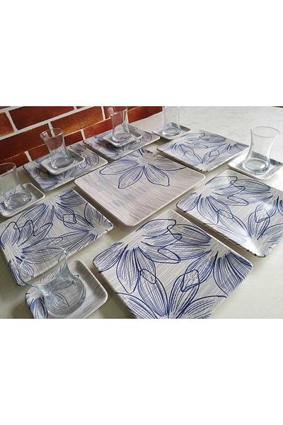 Keramika 19 Piece Alisa Breakfast Set