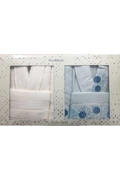 Özdilek Set halate de baie Aster Daisy Family Crem-mentă